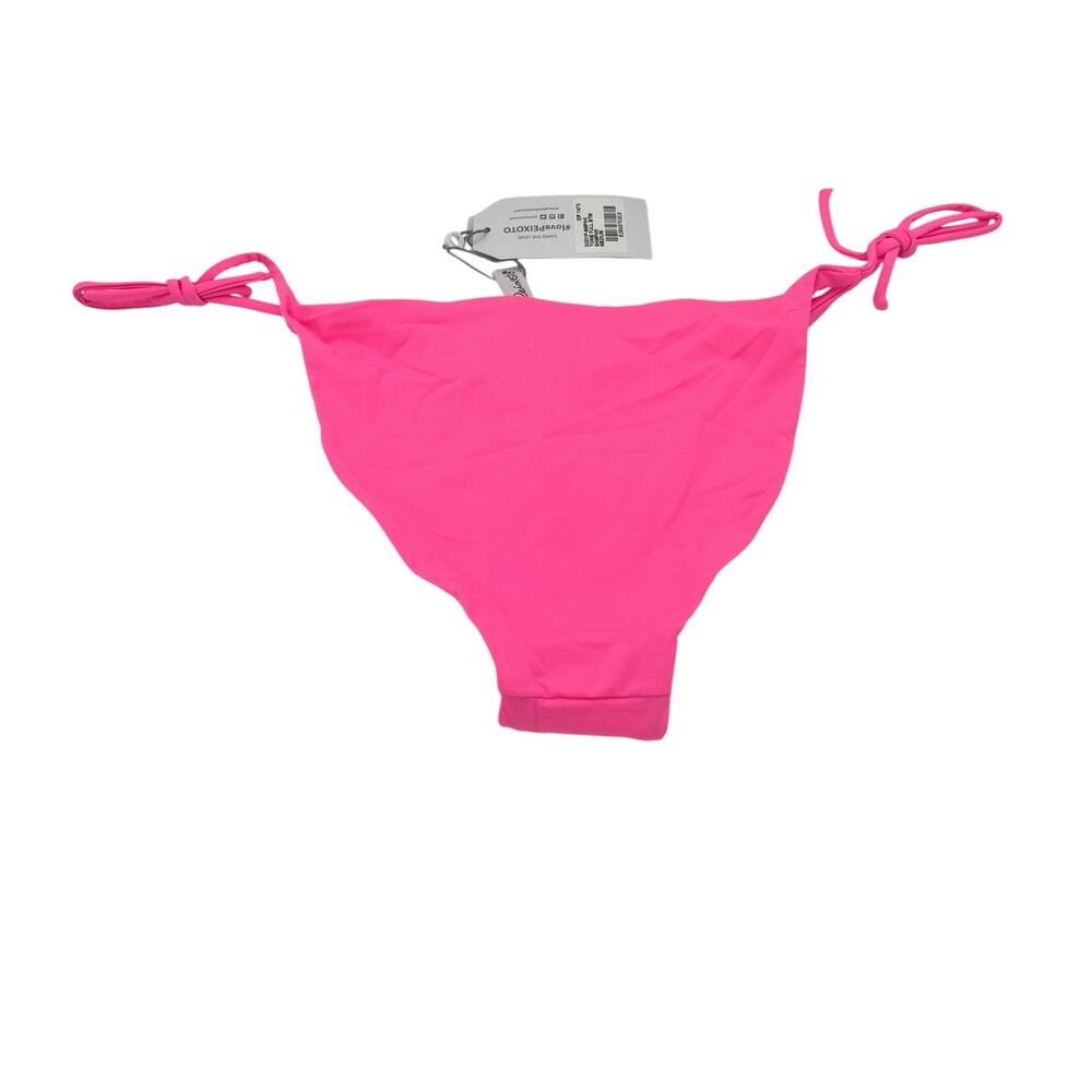 Peixoto Tonie Tie Side Bikini Bottom Hot Pink String Swim Bottom Medium NWT - Picture 2 of 3